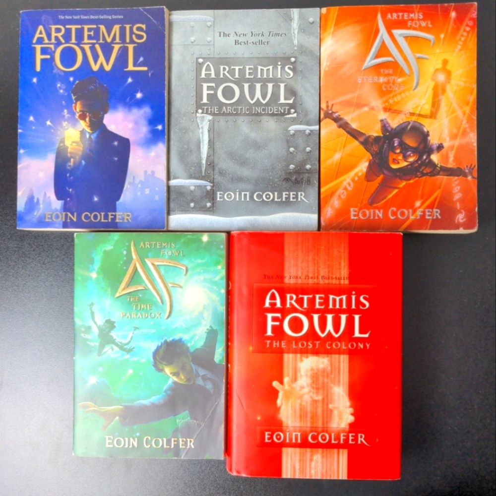 Lot Of 5 Artemis Fowl By Eoin Colfer